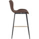 Lyla 41 inch Antique Brown Barstool, Set Of 2